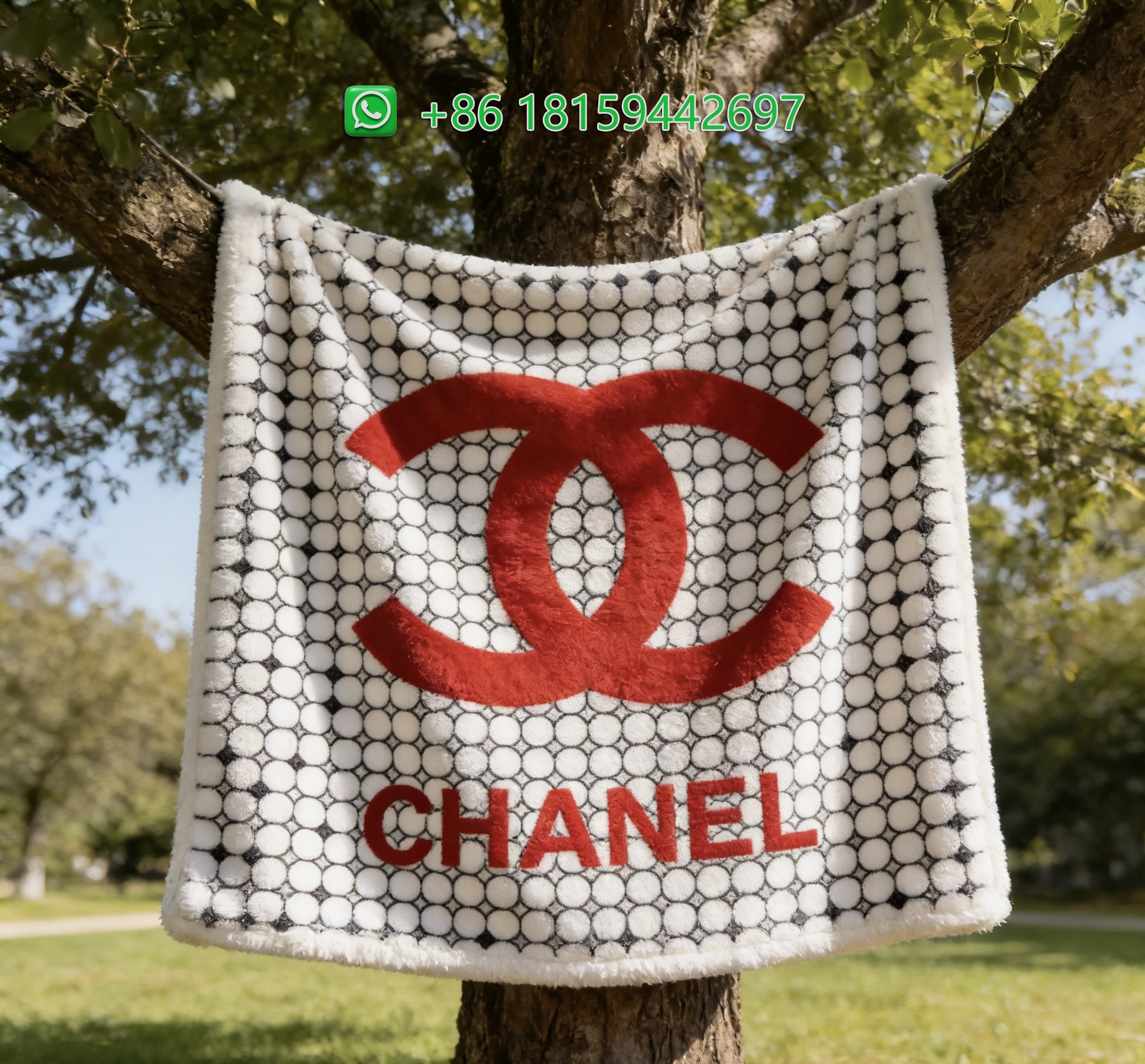 Chanel Throw Blankets